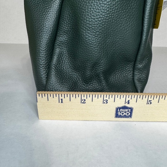 Dark Green Leather Hobo Bag/Purse/Handbag/Soft - Picture 4 of 14